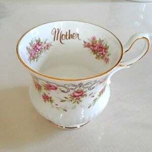 Queen's Fine Bone China Made  in England Rosina Floral Mother Tea Cup